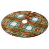 Raz 54" Plaid Christmas Tree Skirt 4221318