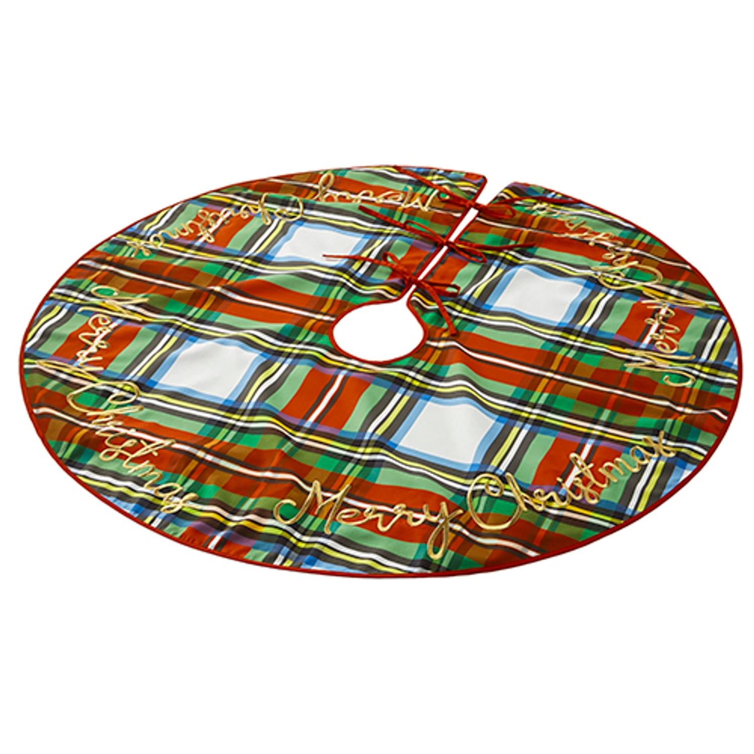 Raz 54" Plaid Christmas Tree Skirt 4221318 1 Raz 54" Plaid Christmas Tree Skirt 4221318