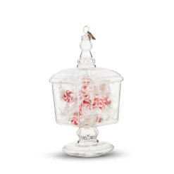 Raz Eric Cortina Small Or Large Christmas Candy Jar Glass Ornament -Online Christmas Decoration 4353151 49285.1685626398
