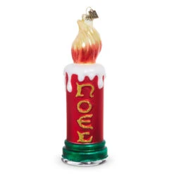Raz Eric Cortina 5.5" Or 8" Noel Blow Mold Candle Glass Christmas Ornament -Online Christmas Decoration 4353171 69562.1685630334