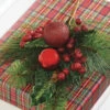 Raz 18.5" Mixed Greenery With Berries And Ornaments Christmas Tree Pick F4226019