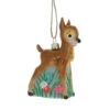 Cody Foster 4" Kitsch Deer Glass Christmas Ornament GO-4057