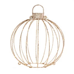 Raz 14", 19", Or 23.5" Large Gold Lighted Metal Frame Ornament Christmas Decoration -Online Christmas Decoration L4340654 75545.1686252474