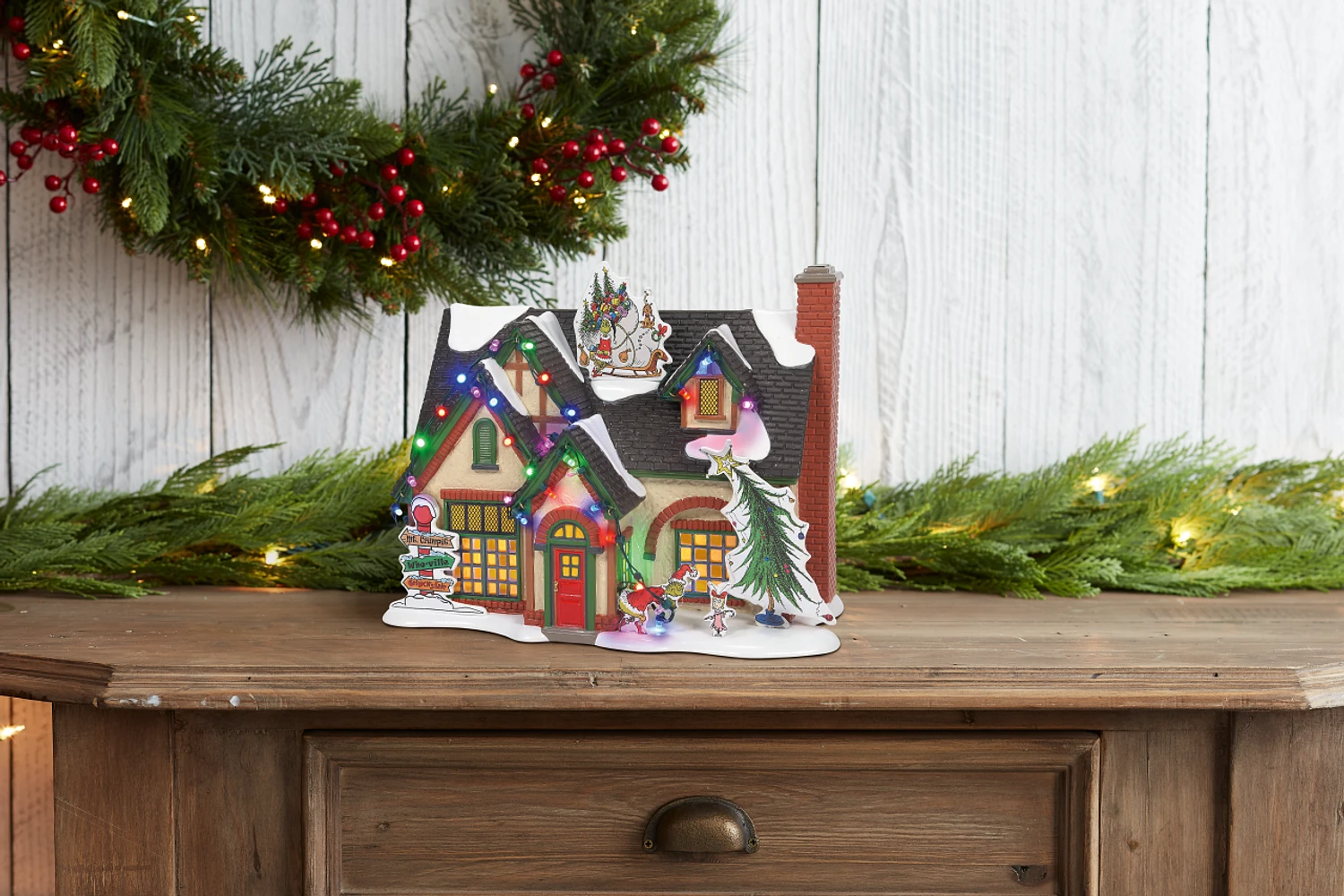 Department 56 Snow Village The Grinch House 6011416 1 Department 56 Snow Village The Grinch House 6011416