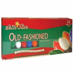 Brite Star 25 Vintage Inspired Multi Color Ceramic C9 Christmas Lights 37-860-00