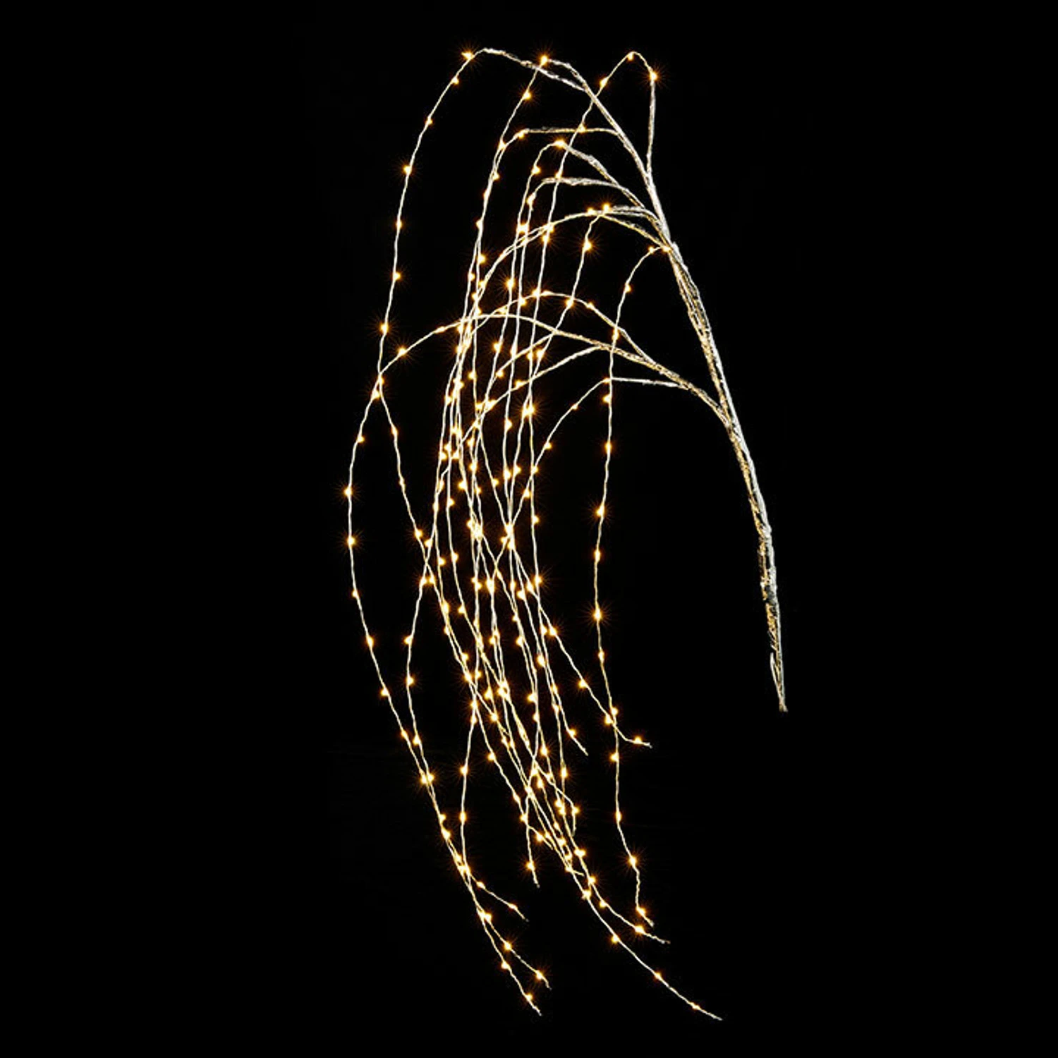 Raz 58" LED Lighted Silver Cascading Lighted Christmas Tree Branch Decoration L4037020 2 Raz 58" LED Lighted Silver Cascading Lighted Christmas Tree Branch Decoration L4037020 - Image 2