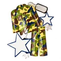 Armed Services Camo Army Uniform Personalized Christmas Ornament -Online Christmas Decoration apidyvcqc 48540.1646091887