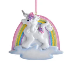 Kurt Adler 4.5" Unicorn And Rainbow Personalized Christmas Ornament W8457 5 Kurt Adler 4.5" Unicorn And Rainbow Personalized Christmas Ornament W8457 -Online Christmas Decoration apijcrfnw 89254.1646091869