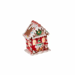 5.5" Battery Operated Claydough Gingerbread House 2599290 -Online Christmas Decoration apijczauf 87140.1646091933