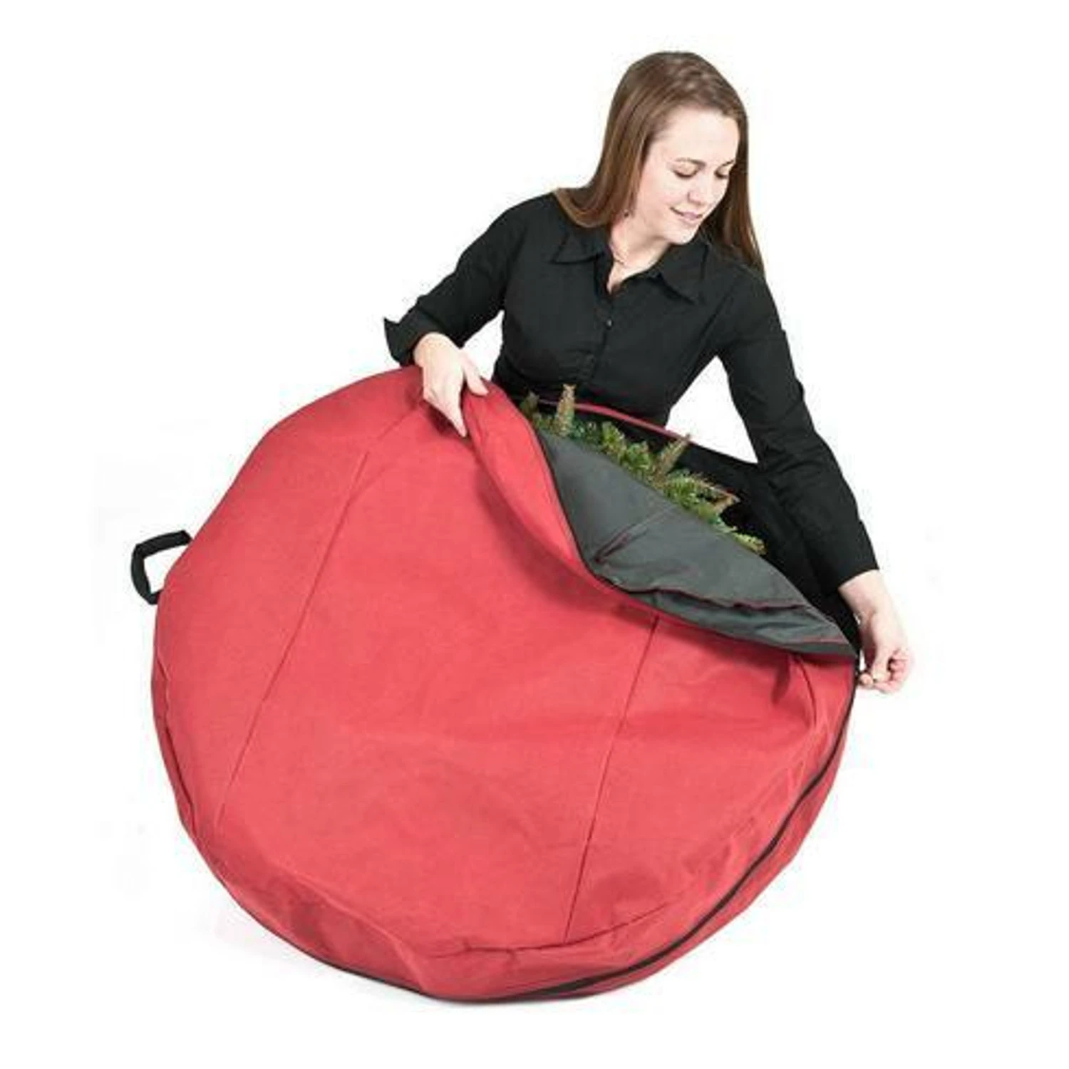 Santa's Bags Direct Suspend 30" Wreath Storage Bag 10154 2 Santa's Bags Direct Suspend 30" Wreath Storage Bag 10154 - Image 2