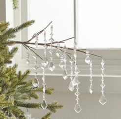 Raz 34" Dripping Jewel Christmas Tree Stem Pick F4017567