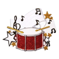 Drum Personalized Christmas Ornament OR1538 -Online Christmas Decoration apildlreg 97101.1646091883