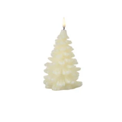 Uyuni 7" Or 8" Ivory Christmas Tree Flicker Flame Candle -Online Christmas Decoration apixiqig2 27285.1646091926