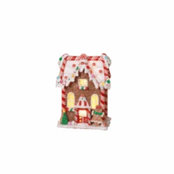 5.5" Battery Operated Claydough Gingerbread House 2599290 -Online Christmas Decoration apiypdvun 61725.1646091934
