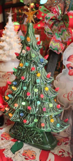 Large Flat Ceramic Lighted Window Or Mantel Christmas Tree 19" 10 Large Flat Ceramic Lighted Window Or Mantel Christmas Tree 19" -Online Christmas Decoration apiytj0vo 00602.1646091902