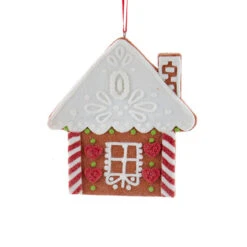 Kurt Adler 4.85" Set Of 4 Claydough Cookie Christmas Ornament D4156 -Online Christmas Decoration d4156b 13431.1677688116