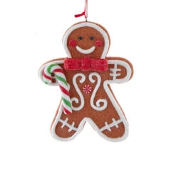 Kurt Adler 4.85" Set Of 4 Claydough Cookie Christmas Ornament D4156 -Online Christmas Decoration d4156c 29243.1677688128