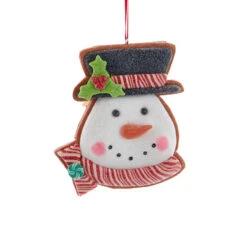 Kurt Adler 4.85" Set Of 4 Claydough Cookie Christmas Ornament D4156 -Online Christmas Decoration d4156d 71290.1677688123