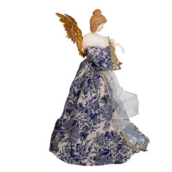 Kurt Adler 17" Indigo Blue Delft Angel Christmas Tree Topper J6099 -Online Christmas Decoration j6099 02 48878.1653408820